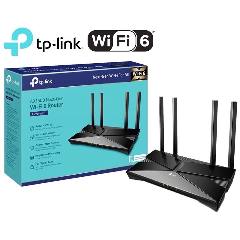 僅此一台 TP-LINK Wi-Fi 6 雙頻無線路由器 Archer AX10