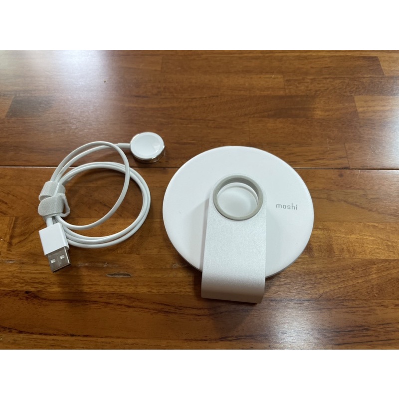 moshi原廠apple watch 充電架含apple原廠充電線（usb)