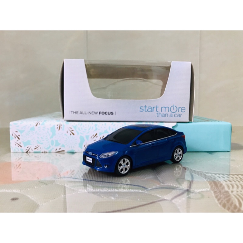 1/43 Ford Focus 原廠精品絕版模型車 藍色