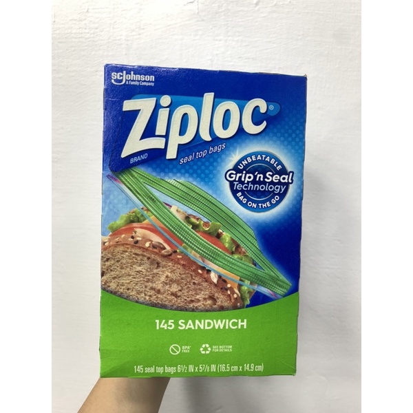 🎉好市多現貨速出🎉 Ziploc 拉鍊式保鮮夾鏈袋/雙層夾鏈冷凍保鮮袋/可封式三明治保鮮袋