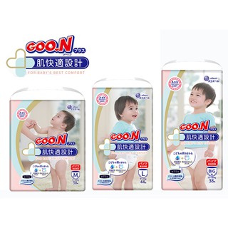 日本大王 GOO.N PLUS 境內版肌快適褲型紙尿布(M/L/XL/XXL) 跳跳褲 褲型尿片 紙尿褲(男女共用)