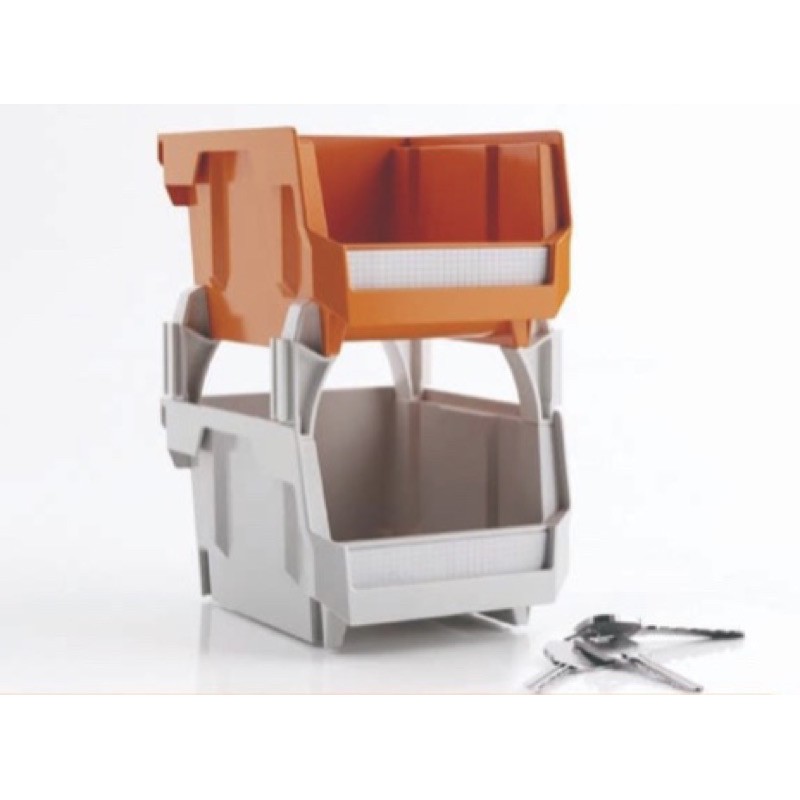 呼禮 特力屋hb疊疊收納盒2入組抽屜辦公室收納文具用品事務用品 蝦皮購物