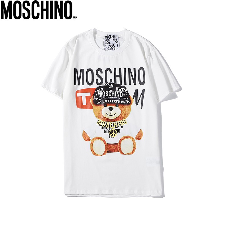 残りわずか Vip Sale かわいい シンプル Moschino テディロゴtシャツ 特売 Www Premiervbleague Com