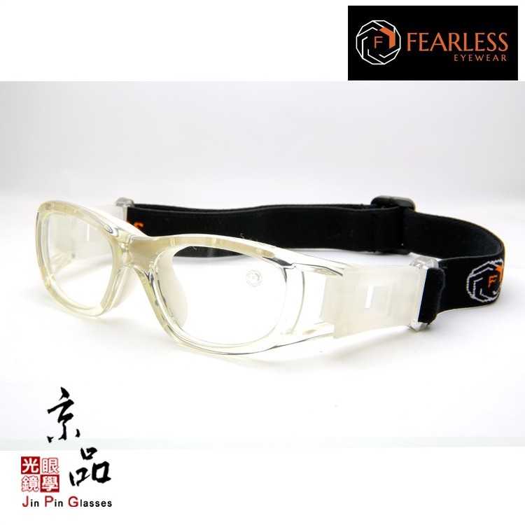 【FEARLESS】CURRY 30 透明白 運動眼鏡 可配度數用 耐撞 籃球眼鏡 生存 極限運動 JPG 京品眼鏡