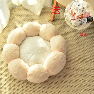 【淘嘟嘟】寵物床 花瓣貓窩 狗窩 四季通用 耐髒寵物窩 保暖加厚卡通造型寵物窩 貓狗睡墊子 寵物墊