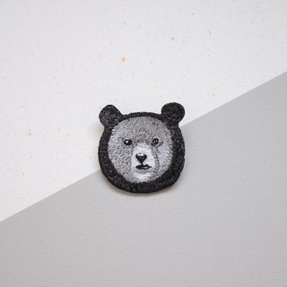 動物刺繡別針/胸針-台灣黑熊[1983ER]