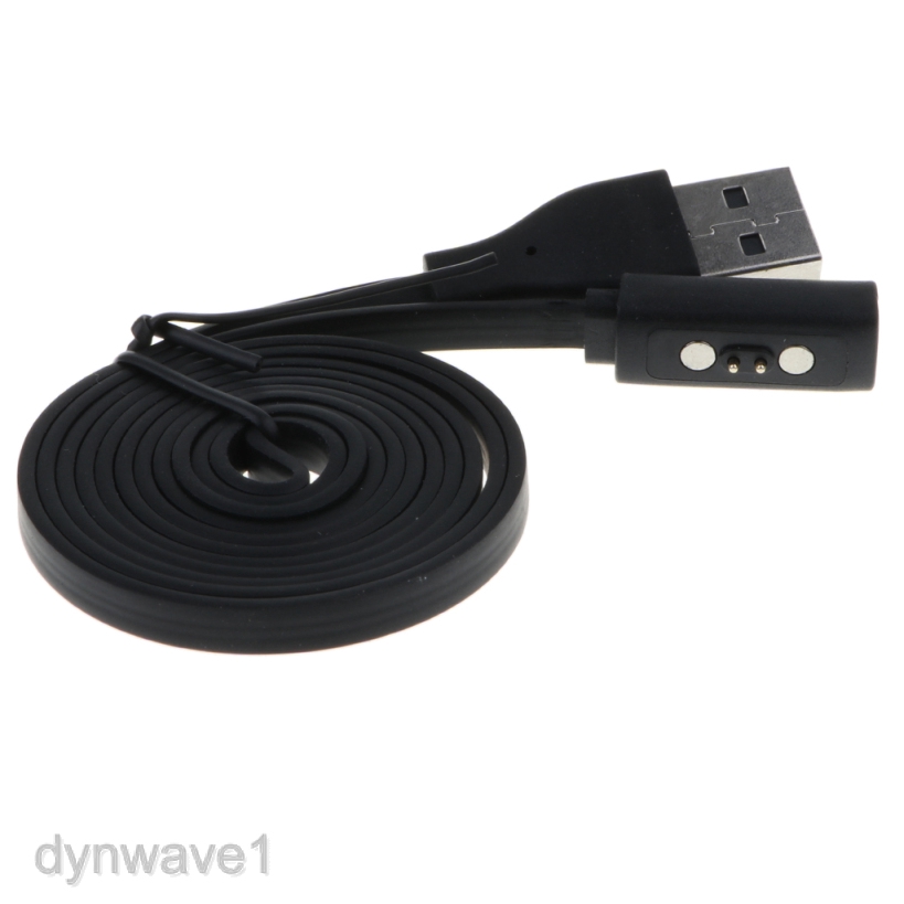 Dynwave1 黑色usb線充電電纜 用於pebble Time Round Pebble Time Peb 蝦皮購物