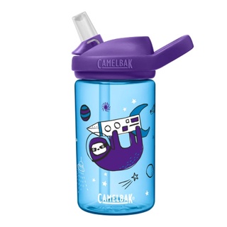 4月活動促銷~《贈防塵蓋~》美國 CAMELBAK 400ml eddy+ 兒童吸管運動水瓶RENEW 太空樹獺
