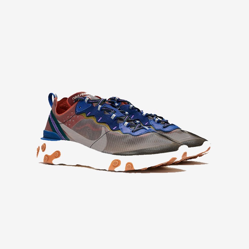 Nike React Element 87男款慢跑鞋 藍 透明 咖啡 男原價5480特價4580