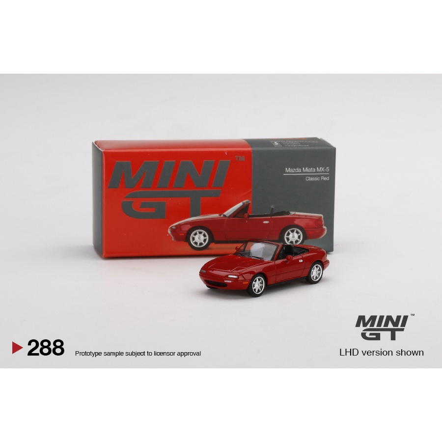 【模例】Mini GT 1/64 Mazda Miata MX-5 (NA) 紅色 (MGT00288)