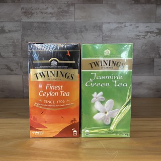 英國 TWININGS 唐寧茶 極品錫蘭茶 茉莉綠茶 2g×25入