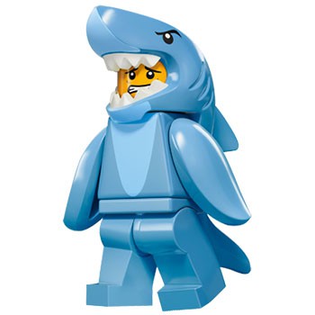 【LEGO】樂高・71011・Minifigures・15代人偶・鯊魚人・鯊魚裝・13號・迪士尼
