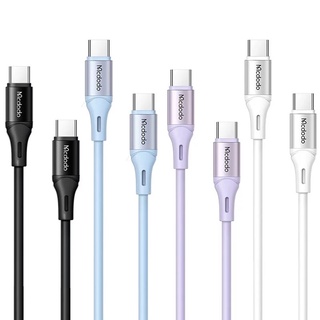 Mcdodo iphone 15 充電線 雙Type-C/PD 120cm 充電線 傳輸線 閃充線 快充線 液態矽膠