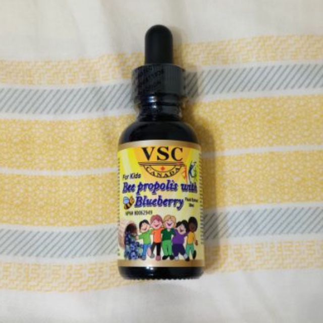 VSC 無酒精蜂膠 加拿大原裝進口 兒童 藍莓口味 保存期限最新