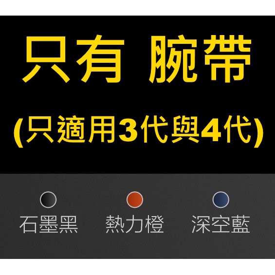 只有 腕帶 (只適用小米手環3代或4代) ,台灣小米原廠貨 (不含米粒,不含充電線)