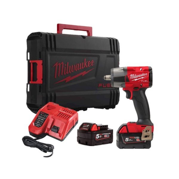 售完米沃奇M18 FMTIW2F12-502X全新大改款Milwaukee M18無刷四分中砲1/2板手 體積881Nb