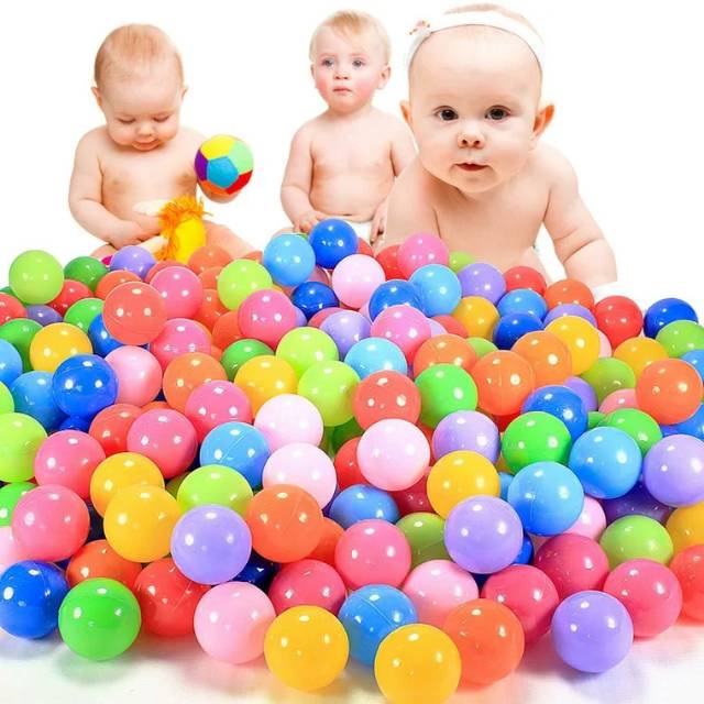 Ld-m28 SNI 彩色塑料球沐浴玩具 50PCS 內容兒童泳池沐浴籃帳篷