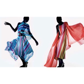 PLEATS PLEASE 紫藍色 長版 超美 背心 洋裝 外套 ISSEY MIYAKE 三宅一生 PP