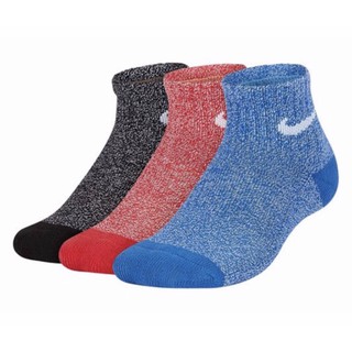 #現貨# Nike 耐吉 男大童中筒襪一組三雙三色
