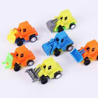 [qy0921]迷你工程車 回力小汽車兒童玩具車爬行模型飛機玩具