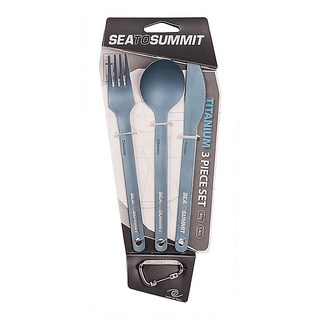 Sea to Summit Titanium Cutlery 鈦刀具三合一組合 (刀、叉、湯匙)有登山扣