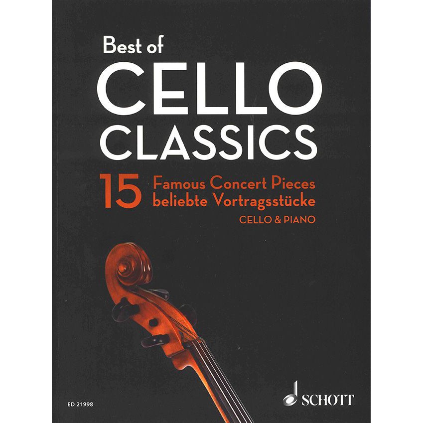 Best of Cello Classics 大提琴經典名曲選集 Schott 原版樂譜 15首小品
