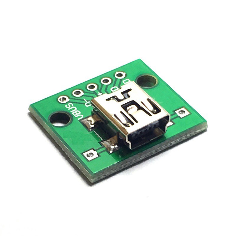 ◄RA6► USB轉DIP 母頭座 MINI-5P貼片轉2.54mm直插 已焊接轉接板