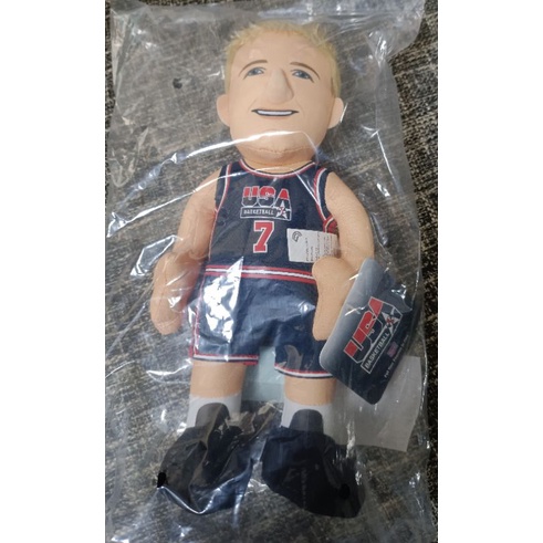 100%new Larry Bird USA Celtics 國家隊 玩偶公仔