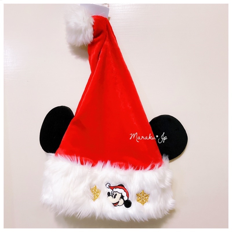 日本迪士尼樂園限定 2016 聖誕節 米老鼠 米奇 聖誕帽 聖誕老公公 帽子 米奇帽子 造型帽子［魔樂町JP日貨🎪］