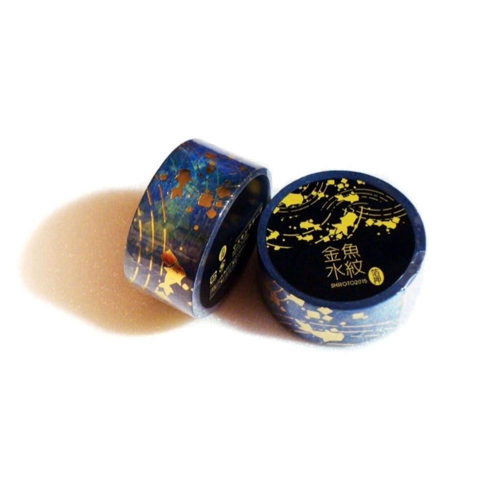 紙膠帶分裝 白冬 金魚水紋 蝦皮購物