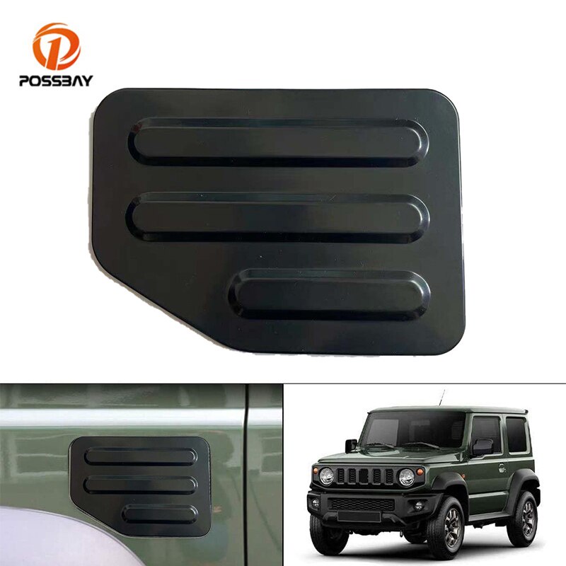 SUZUKI Possbay 汽車油箱蓋油箱蓋罩適用於鈴木 Jimny JB64 JB74 2018-2020 啞光黑色