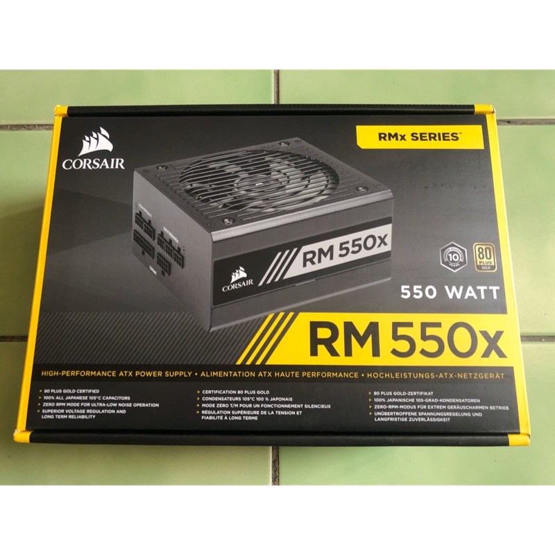 海盜船RM550x(550W)電源供應器