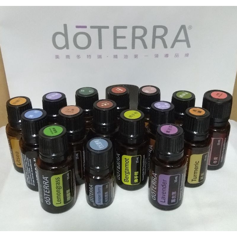 多特瑞doTERRA精油15ml(現貨)冬青.雪松.丁香.岩蘭草.馬鬱蘭.麥蘆卡.薰衣草.檸檬草.薑黃.薄荷.