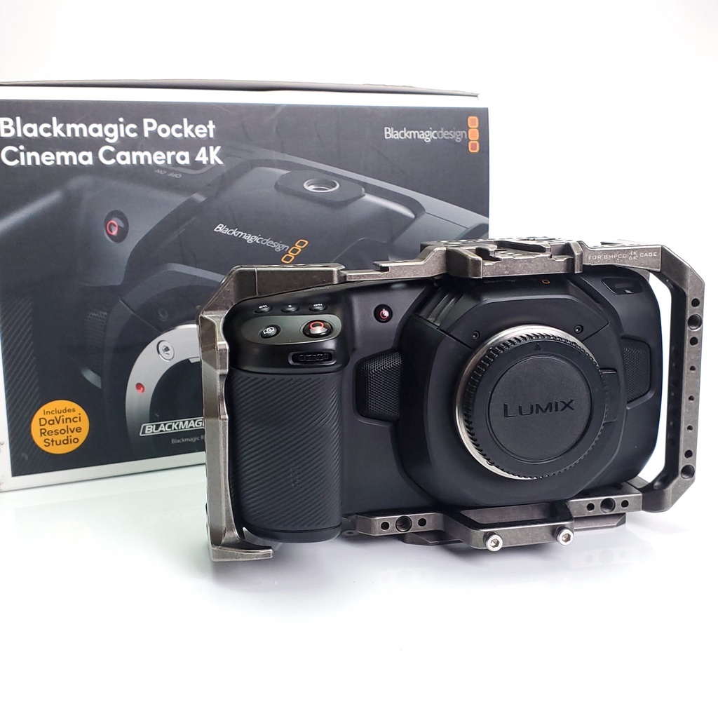 極新Blackmagic Pocket Cinema Camera 4K BMPCC 微電影機 M43 MFT 鐵頭兔籠