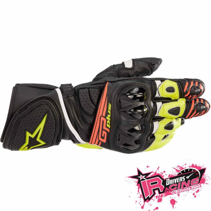 ♚賽車手的試衣間♚Alpinestars® GP Plus R V2 Gloves B/Y 賽車 防摔手套