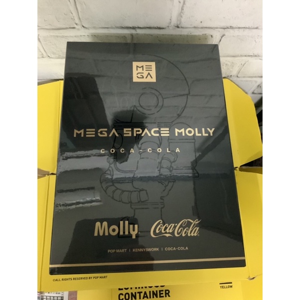 （全新未拆現貨）400% molly 可口可樂 POPMART MEGA珍藏系列 400% SPACE MOLLY