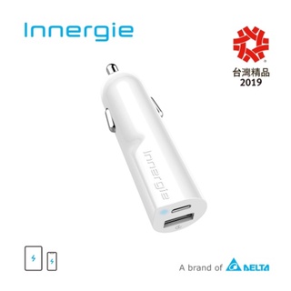 台灣公司貨 台達電 Innergie 30D 30瓦雙孔 USB-C 智能快充 極速車充 車充 充電器