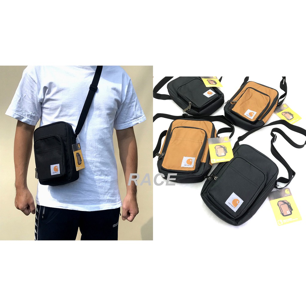 【RACE】CARHARTT LEGACY CROSS BODY 小包 側背包 腰包 斜背 LOGO 卡哈 黑 土黃