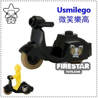 ★USmiLEGO 速克達 速可達 機車 偉士牌 樂高人偶可搭騎 不含示範人偶 BrickForge Scooter