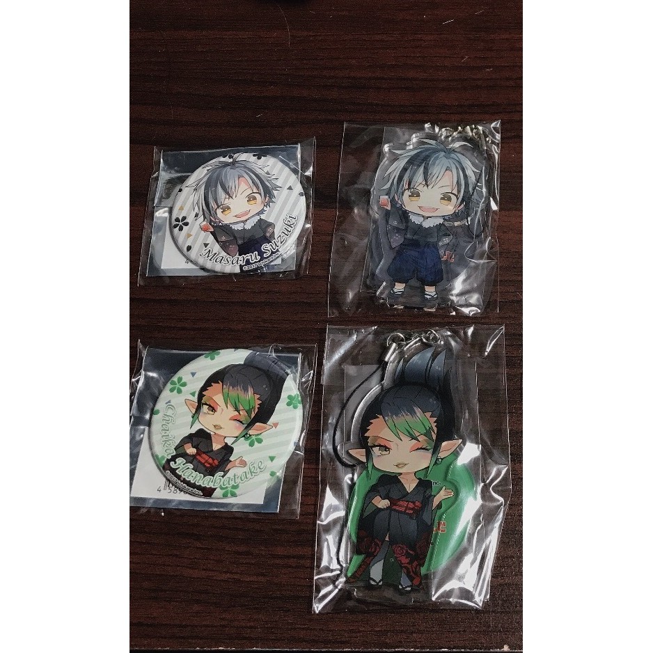 現貨 にじさんじ官方徽章nico Cafe 花畑チャイカ鈴木勝 蝦皮購物