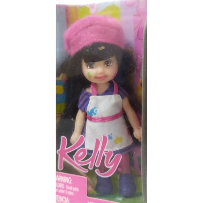 外 A：  KELY 職業小凱莉 畫家  MATTEL BARBIE 美泰兒 芭比 小娃娃 　 天富