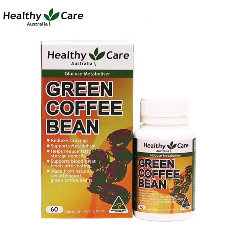《小個兒代購》澳洲 Healthy care 綠咖啡豆濃縮錠 60入 Green Coffee Bean