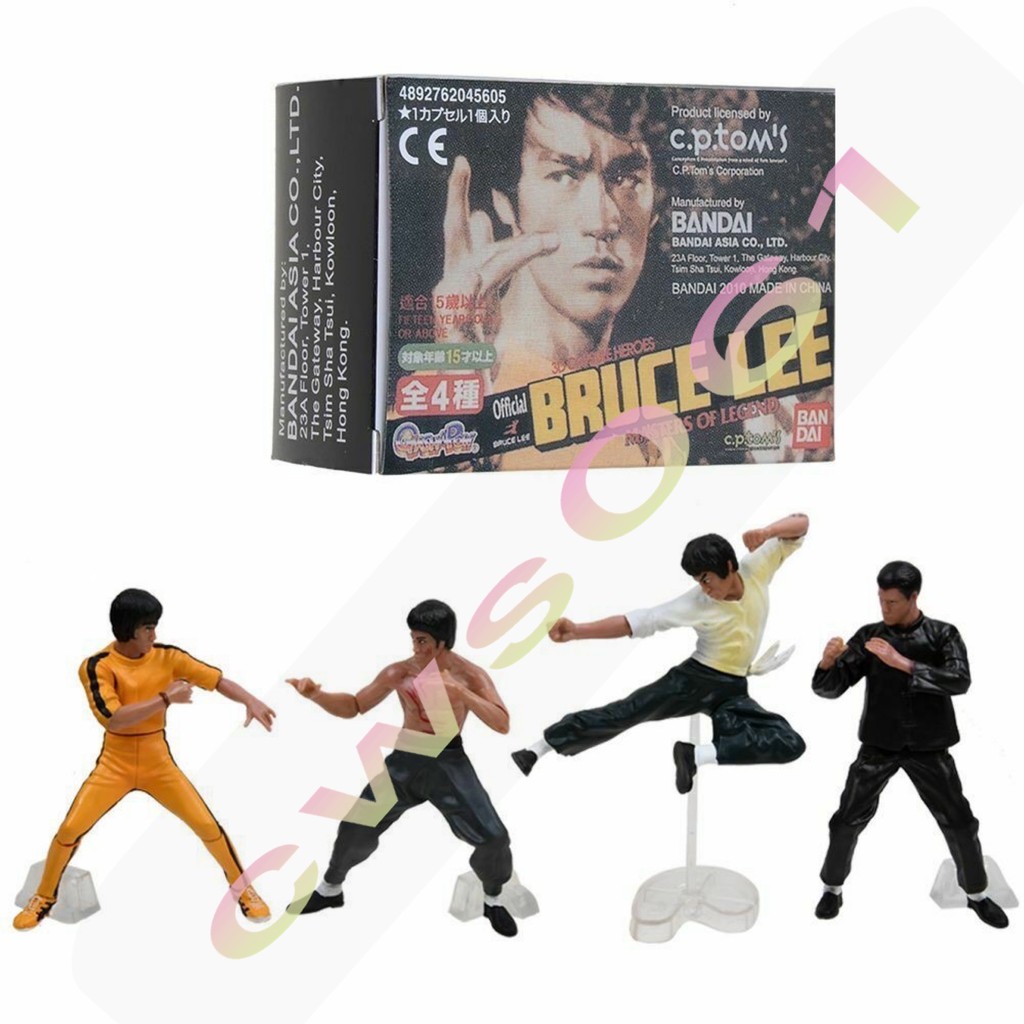 Bruce Lee手辦 4款李小龍公仔/模型 裝潢人偶/擺件 功夫之王玩具