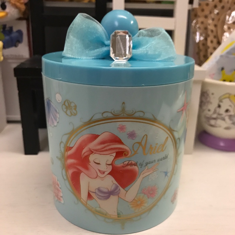 全新 日本迪士尼商店小美人魚置物罐