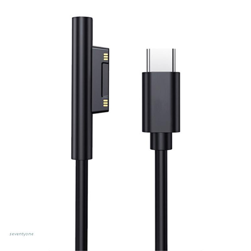 ❤~ 適用於Surface Pro 7/6/54/3的USB C電源充電器適配器充電電纜線