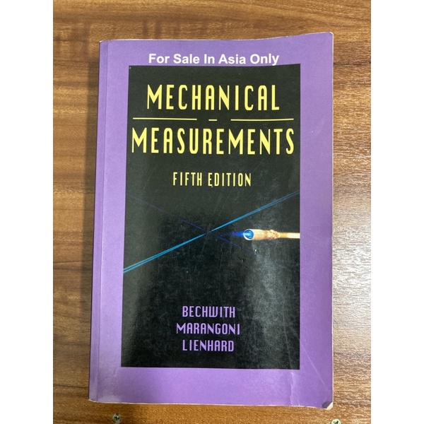 Mechanical Measurements原文書