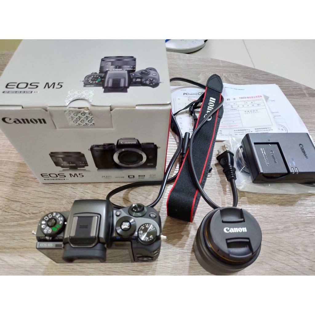 Canon EOS M5 + EF-M15-45 IS STM 單鏡組 公司貨 微單眼 二手