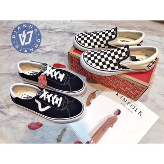 帝安諾- VANS 似STYLE 73 CLASSIC SLIP-ON 黑白格 懶人鞋 棋盤格 VN-000EYEBWW