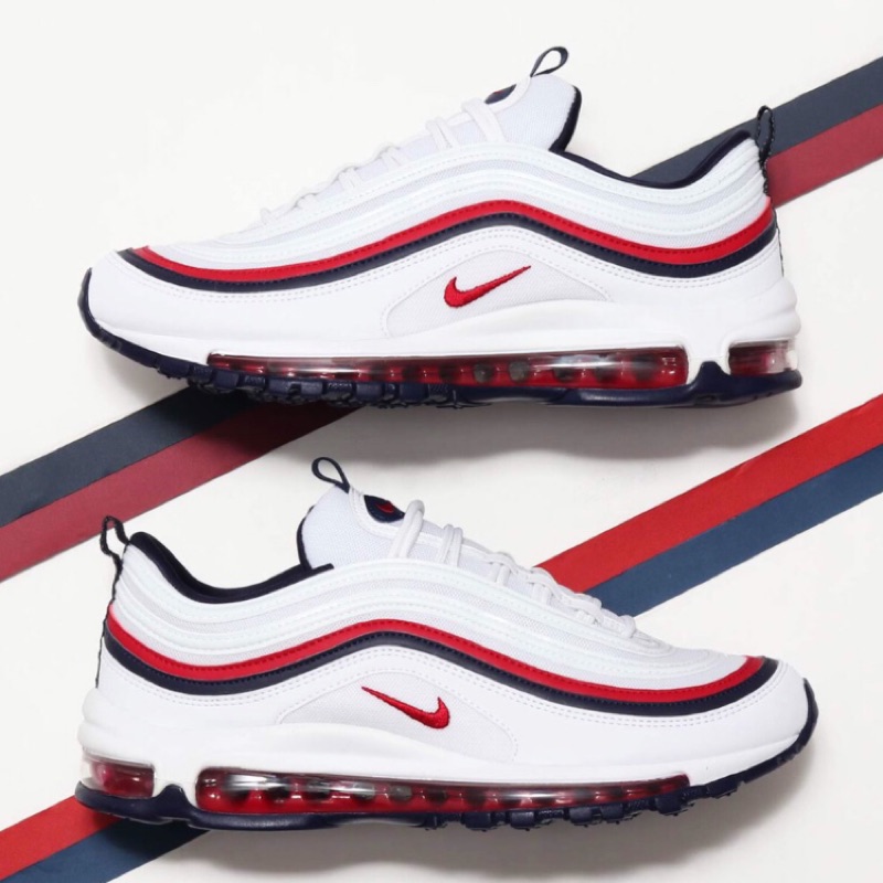 nike air max 97 white red