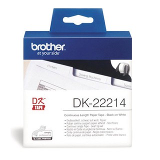 Brother DK-22214 / DK22214白底黑字 原廠連續標籤帶